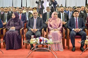 President and First Lady attend official ceremony commemorating the 61st Independence Day