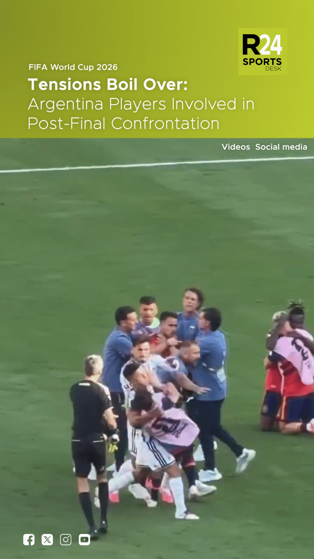 Tensions Boil Over: Argentina Players Involved in Post-Final Confrontation