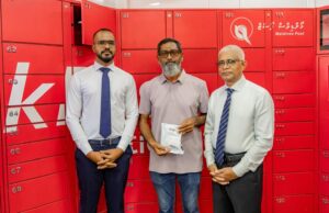 Maldives Post launches first PickPost Service outside Malé in Kulhudhuffushi