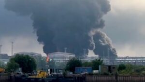 Ukraine launches drone strikes on Russia, killing at least nine