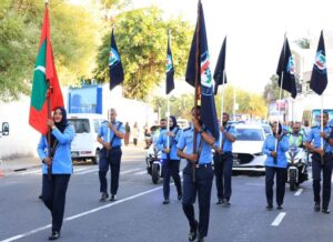 Maldives Police Service holds unity walk to mark Police Service Day
