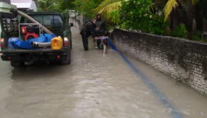 Orange Alert Issued for Fuvahmulah and Addu Over Heavy Rain and Flooding