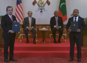 Maldives and Malaysia sign agreements on defence and religious affairs