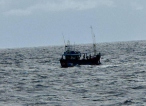 Foreign fishing vessel detained for illegal fishing in Maldivian waters