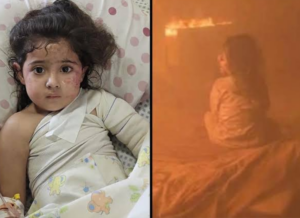 Rescued From the Flames: Gaza Toddler Loses Mother in Israeli Airstrike