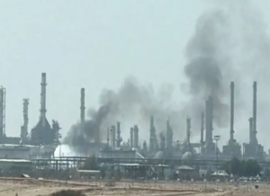 Three killed in attacks on Saudi airport and oil facility